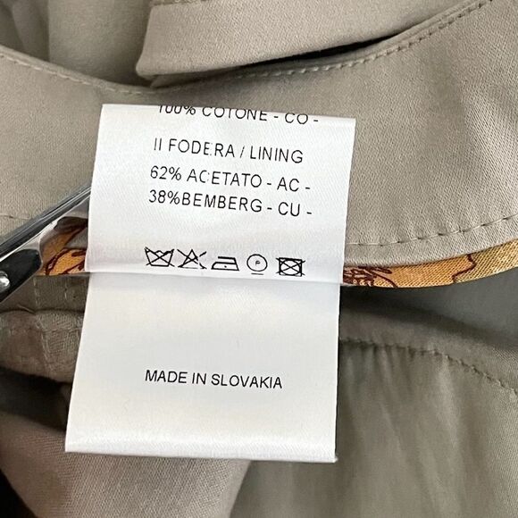 NWOT Alviero Martini | 1a Classe Khaki Pants Designer Straight Leg - Picture 8 of 8